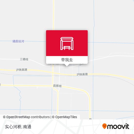 实心河桥地图