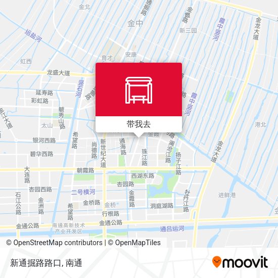 新通掘路路口地图