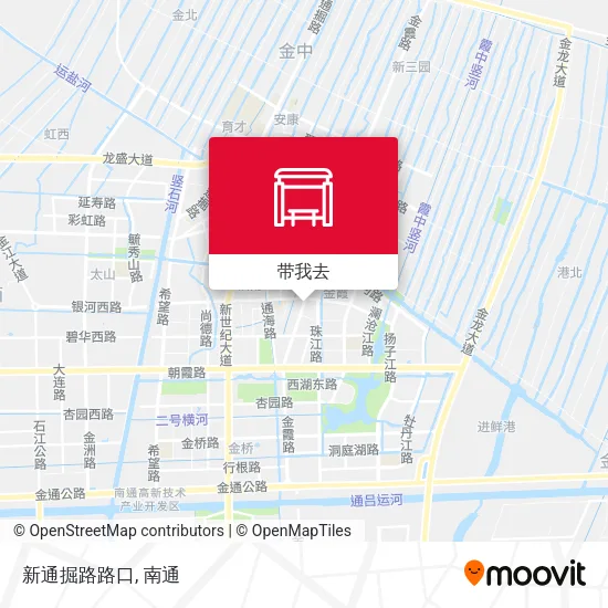 新通掘路路口地图