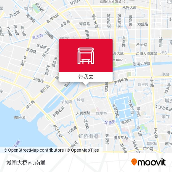 城闸大桥南地图