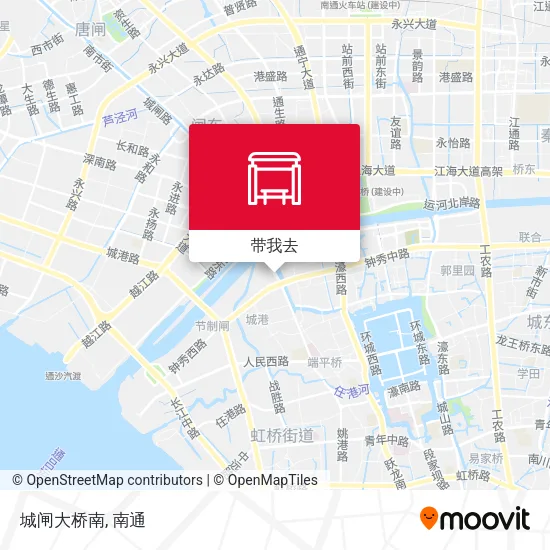 城闸大桥南地图