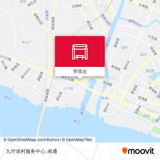 九圩港村服务中心地图