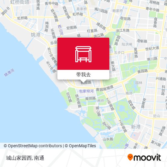 城山家园西地图