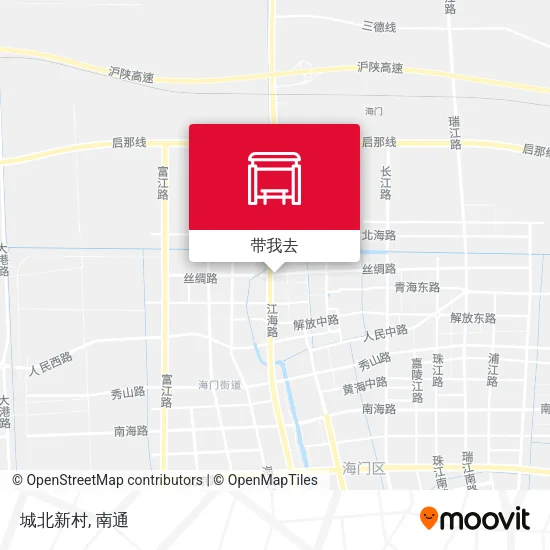 城北新村地图