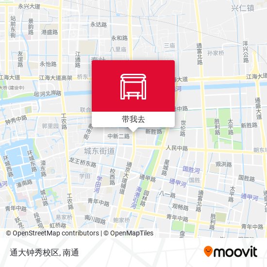 通大钟秀校区地图