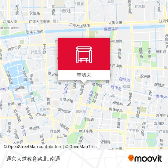 通京大道教育路北地图