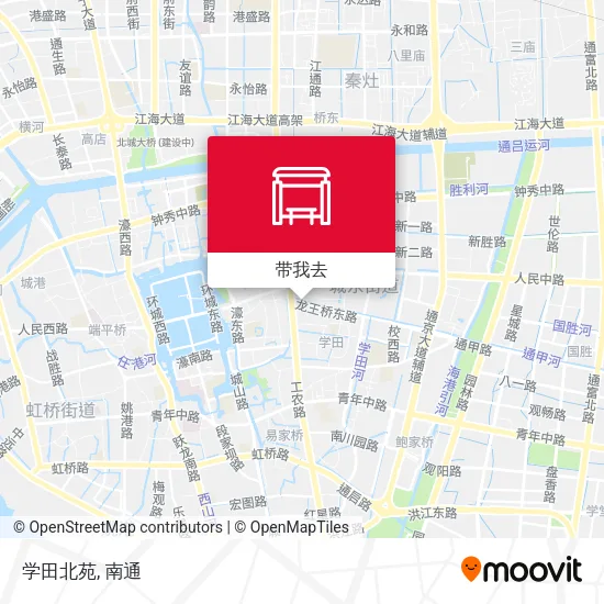 学田北苑地图