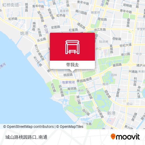 城山路桃园路口地图