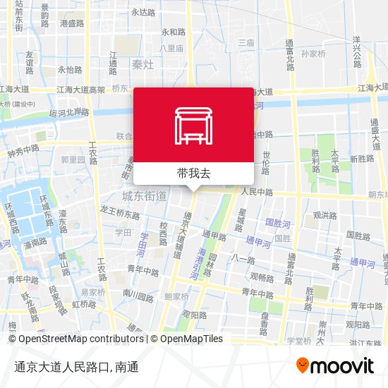 通京大道人民路口地图