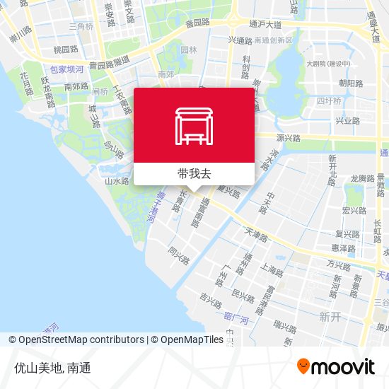 优山美地地图