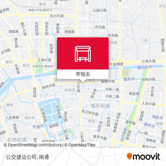 公交捷运公司地图