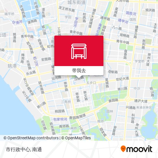 市行政中心地图