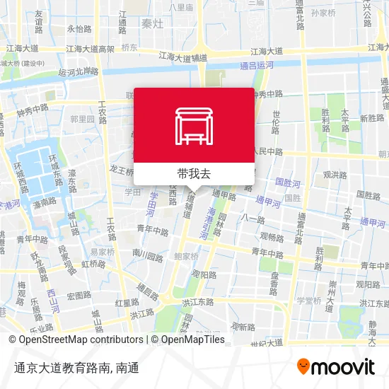通京大道教育路南地图