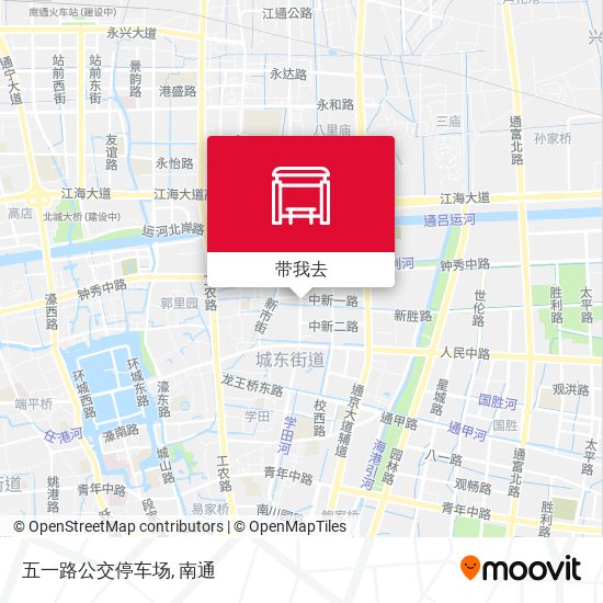 五一路公交停车场地图