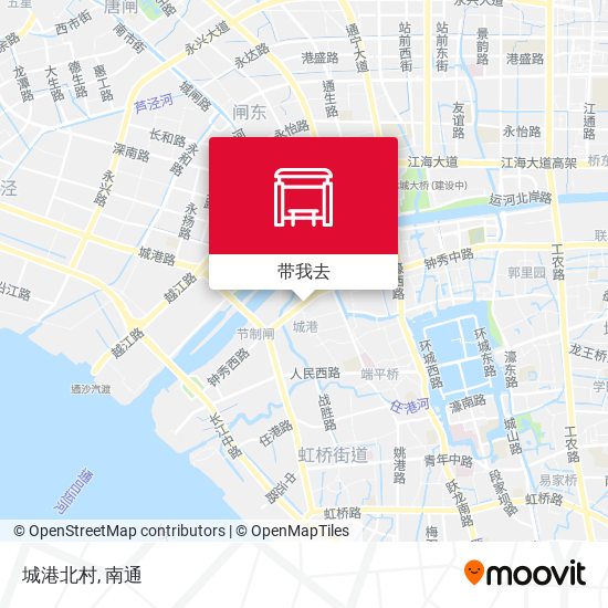 城港北村地图