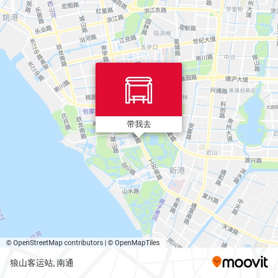 狼山客运站地图
