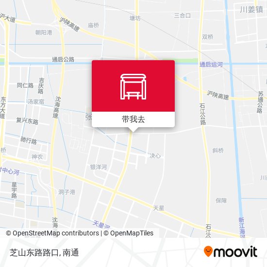芝山东路路口地图