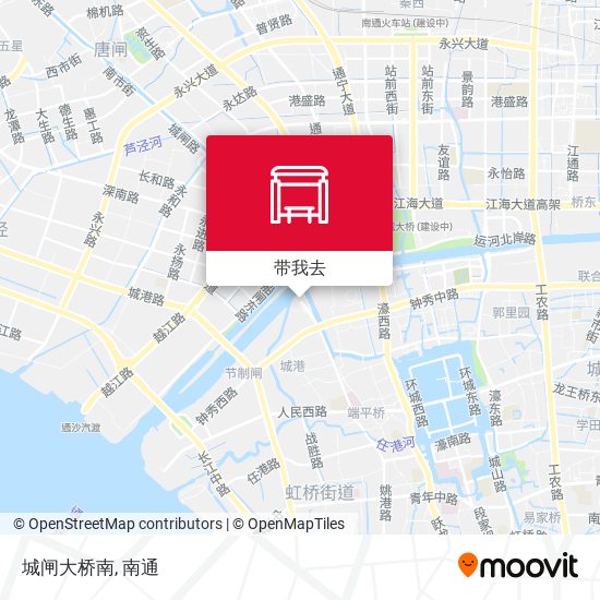城闸大桥南地图