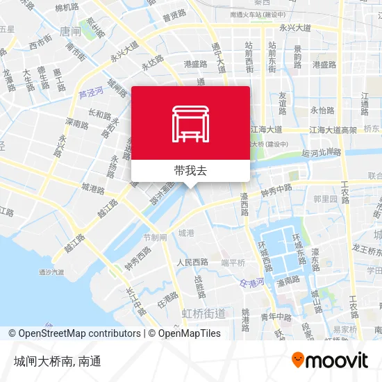 城闸大桥南地图