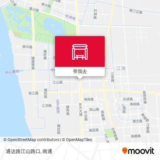 通达路江山路口地图