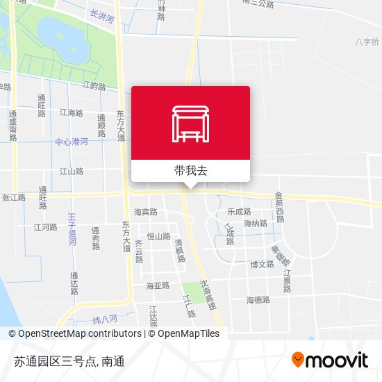 苏通园区三号点地图