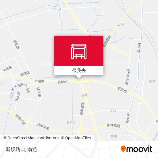 新坝路口地图