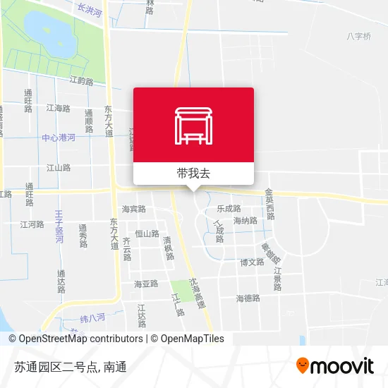 苏通园区二号点地图