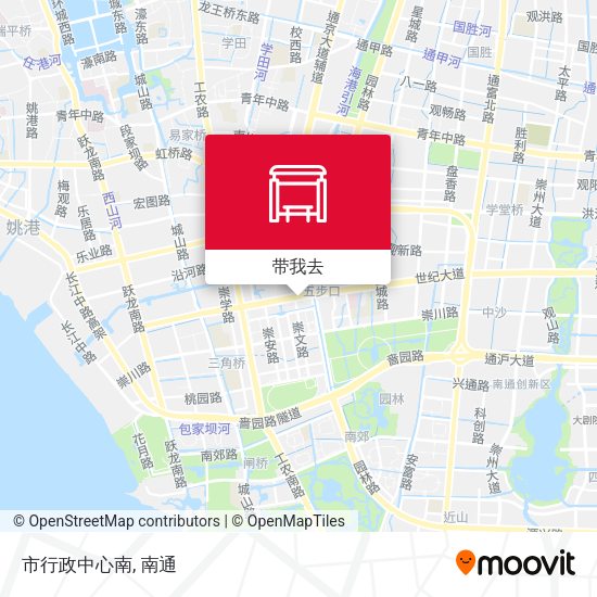 市行政中心南地图