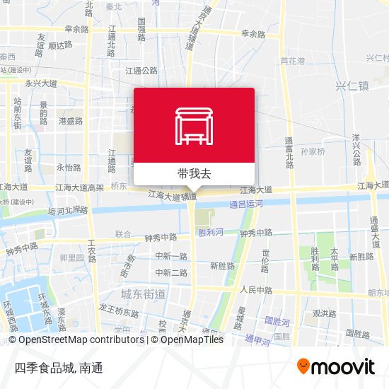 四季食品城地图