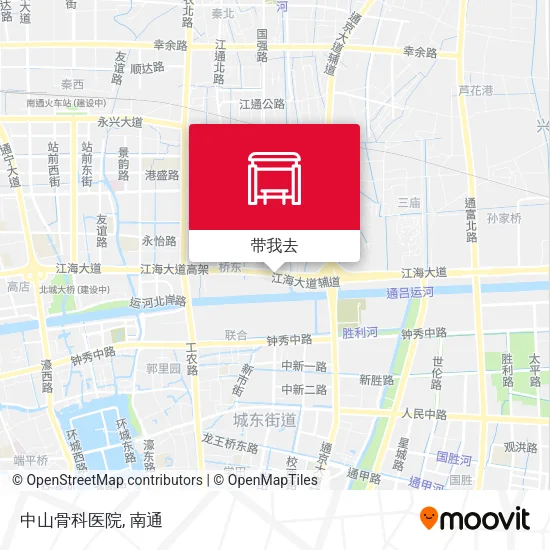 中山骨科医院地图