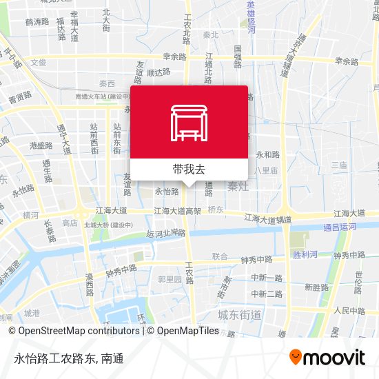 永怡路工农路东地图