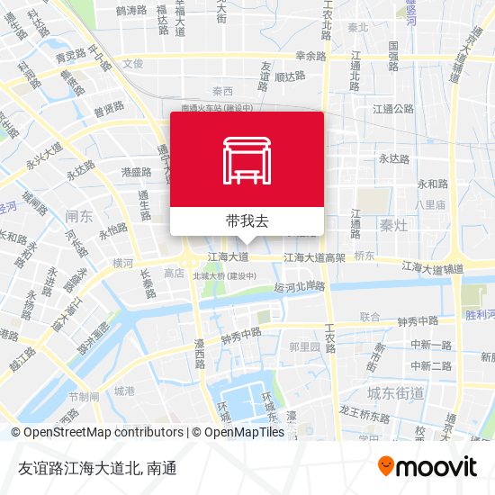 友谊路江海大道北地图
