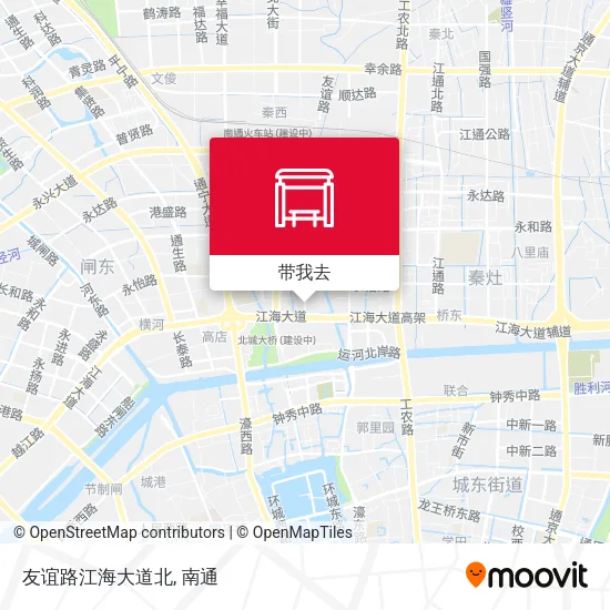友谊路江海大道北地图