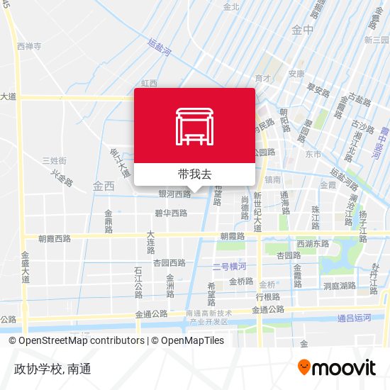 政协学校地图
