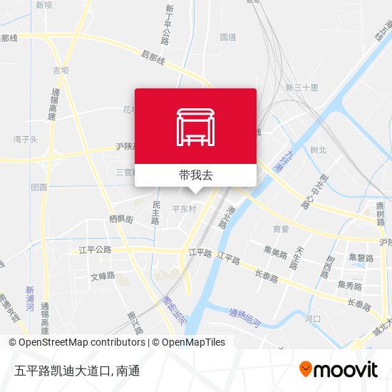 五平路凯迪大道口地图