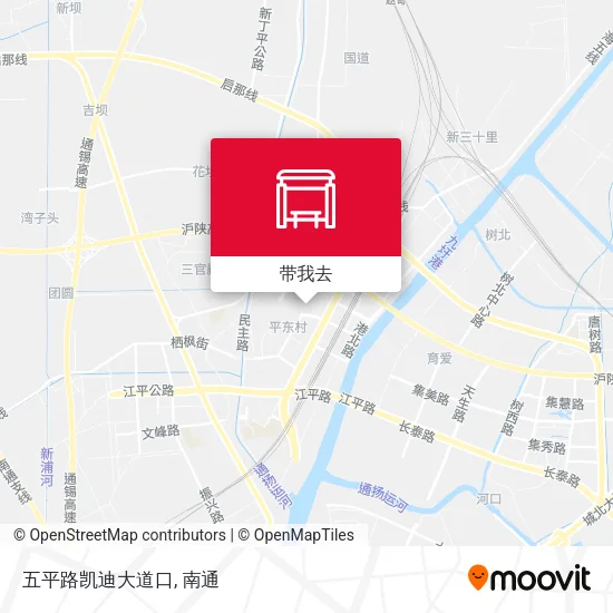 五平路凯迪大道口地图