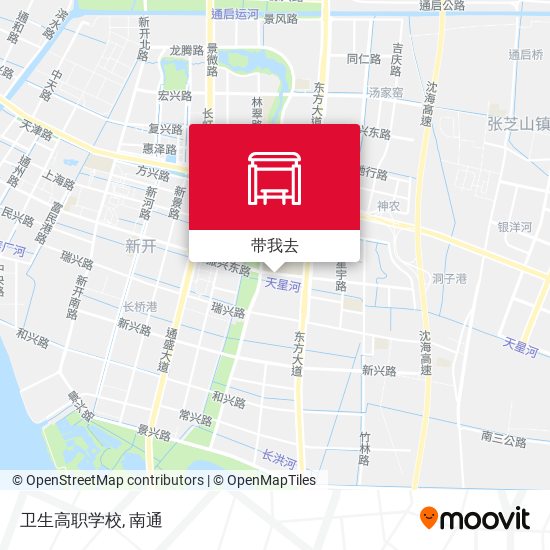 卫生高职学校地图