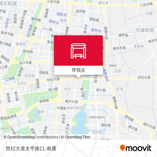 世纪大道太平路口地图