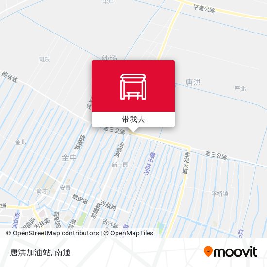 唐洪加油站地图