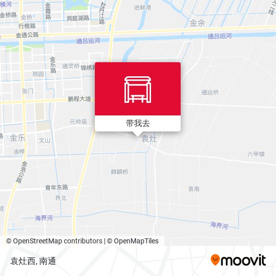 袁灶西地图