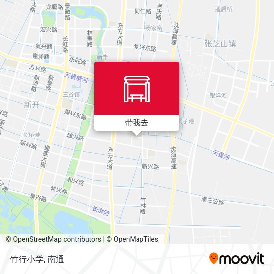 竹行小学地图