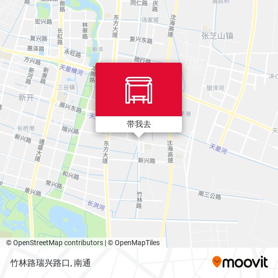 竹林路瑞兴路口地图