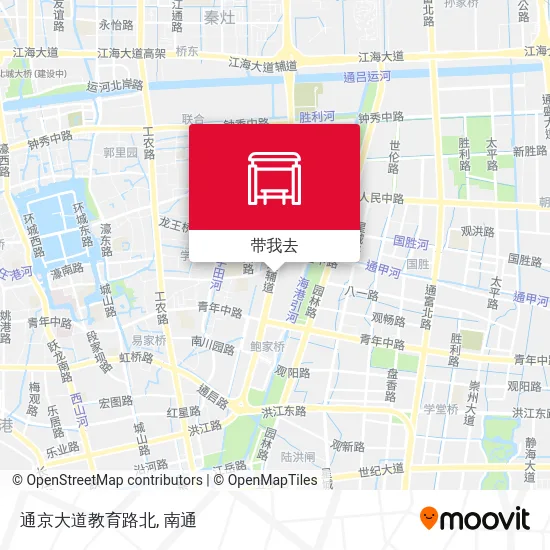 通京大道教育路北地图
