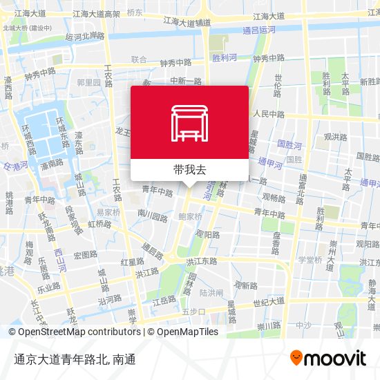 通京大道青年路北地图
