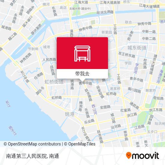 南通第三人民医院地图