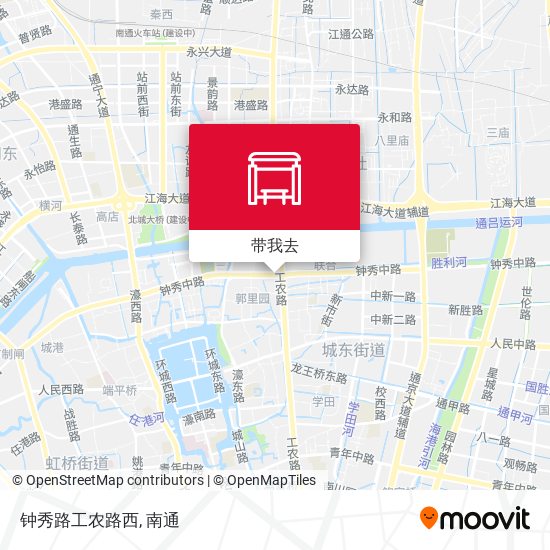 钟秀路工农路西地图