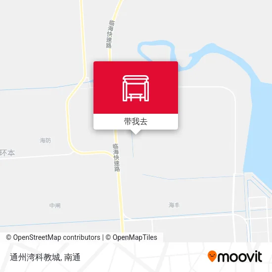 通州湾科教城地图