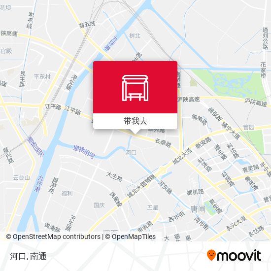 河口地图