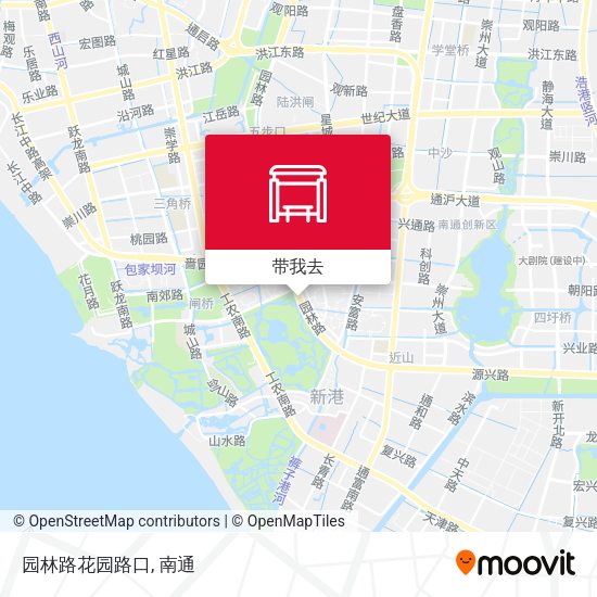 园林路花园路口地图