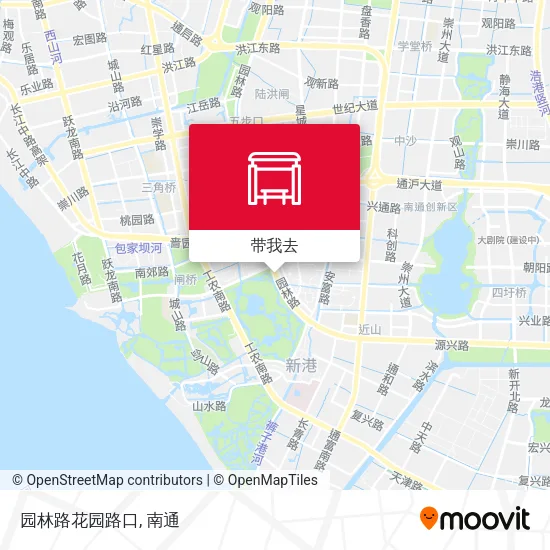 园林路花园路口地图